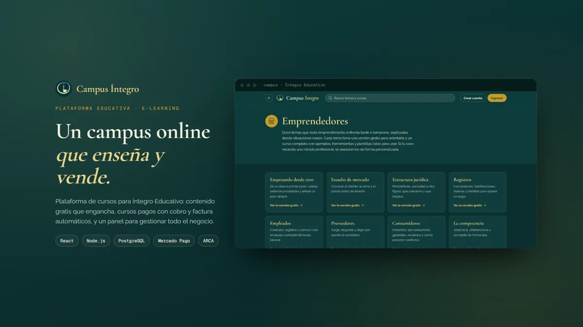 Portada del proyecto Campus Íntegro
